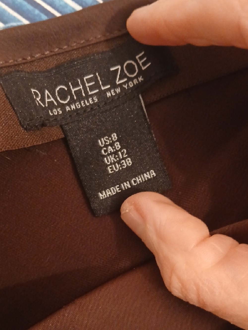 Rachel Zoe Chocolate Brown Maxi Satin Skirt - Picture 3 of 3